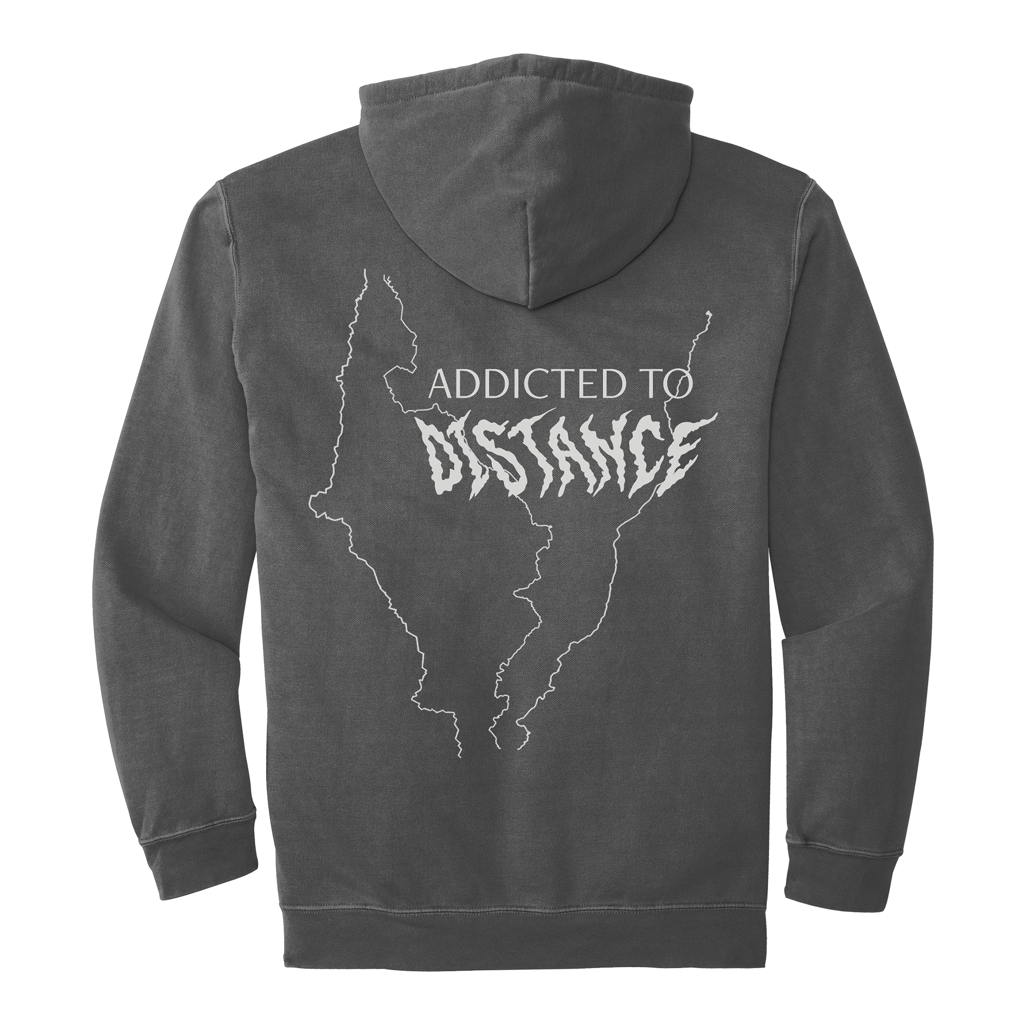 Punisher X Addicted to Distance Garment-Dyed Hoodie