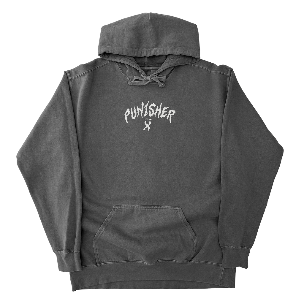 Punisher X Addicted to Distance Garment-Dyed Hoodie